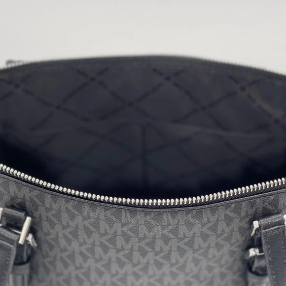 Michael Kors Charlotte Bag & Double Zip Wallet Black - Picture 9 of 11